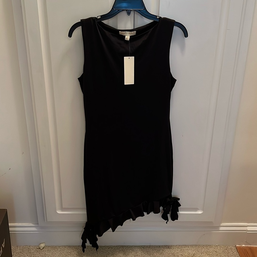 NWT Thirty/Thirty Black Sheath Dress Size M